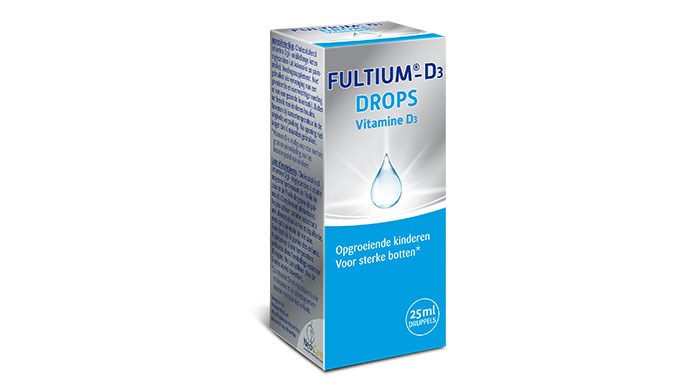 Fultium D3 Drops Fultium D3-drops is een voedingssupplement dat speciaal ontwikkeld is voor kinderen van 0 – 12 jaar.