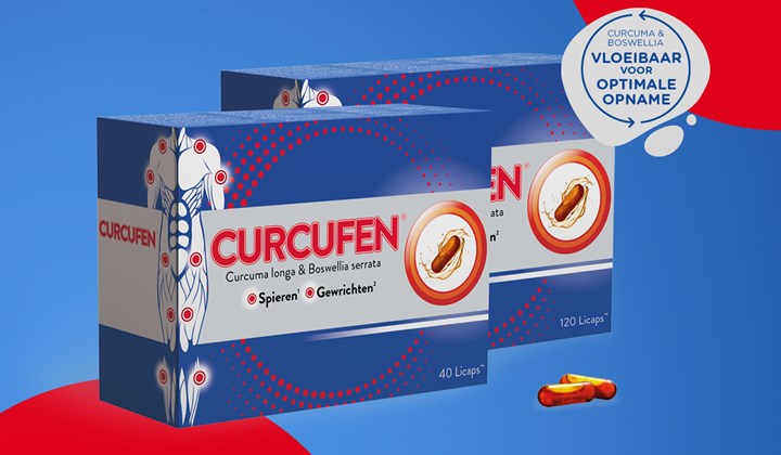 Curcufen om soepel te blijven bewegen Curcufen is een voedingssupplement dat curcuma, boswellia serrata, vitamine D en C combineert om de spieren en gewrichten te ondersteunen.