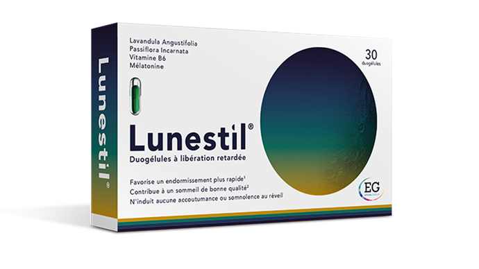 Lunestil product Lunestil est une solution efficace aux problèmes de sommeil.