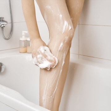 Was je je intieme zone regelmatig met zeep?