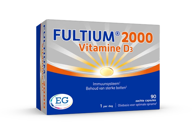 Fultium 2000 is vitamine D voor een verhoogde behoefte Fultium 2000 is vitamine D voor een verhoogde behoefte