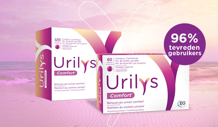 Urilys-Comfort is een voedingssupplement dat helpt bij het behoud van urinair comfort. Urilys-Comfort is een voedingssupplement dat helpt bij het behoud van urinair comfort.