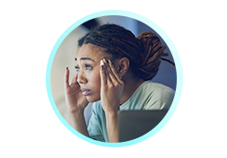 Personen onder langdurige stress