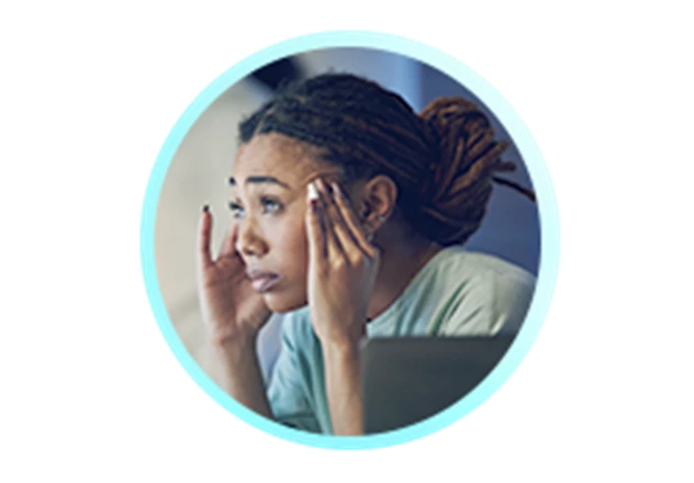 Personen onder langdurige stress Personen onder langdurige stress