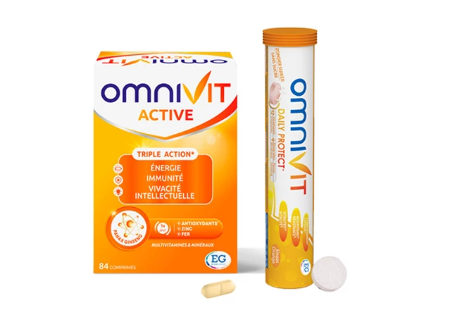 Omnivit Active, Daily Protect & Junior Omnivit Active, Daily Protect & Junior