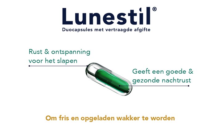 De krachtige ingrediënten van Lunestil Lunestil bevat krachtige ingrediënten, lavendel, passiebloemextract, vitamine B6 en melatonine, die een goede nachtrust garanderen. Lunestil bevat vier krachtige ingrediënten, lavendel, passiebloemextract, vitamine B6 en melatonine, die een goede nachtrust garanderen.