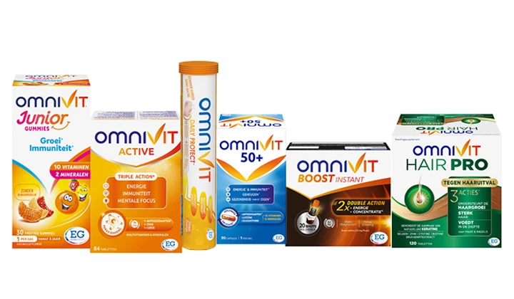 Het gamma van Omnivit Het gamma van Omnivit