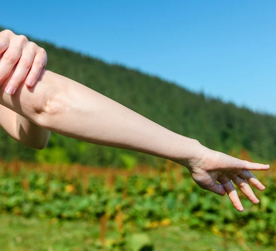 Une réduction de l’absorption par la peau  Une réduction de l’absorption par la peau