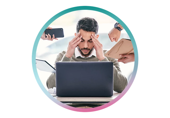 Personnes fatiguées ou soumises à du stress Personnes fatiguées ou soumises à du stress