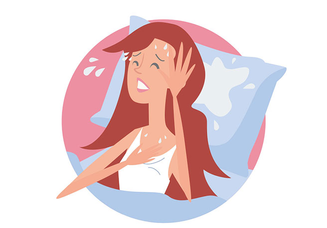 Symptômes courants de la ménopause  Sérélys