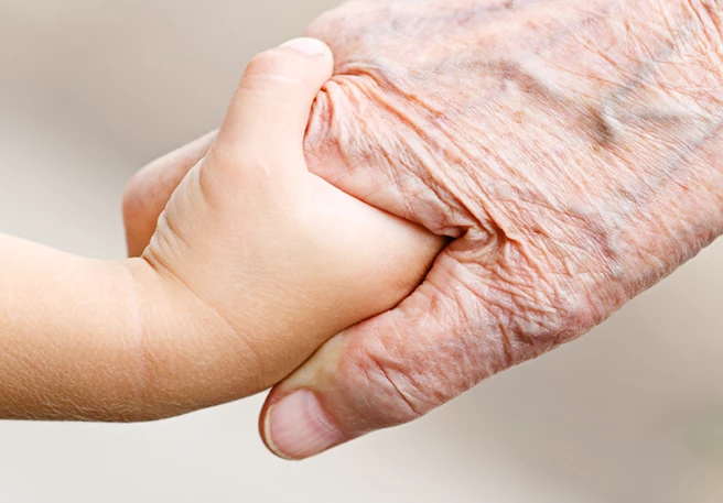 Notre peau a également une fonction sensorielle : nous pouvons sentir et palper.