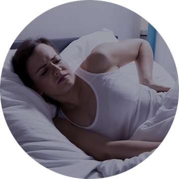 La présence d’une maladie ou d’une douleur peut aussi vous faire souffrir d'une insomnie temporaire.