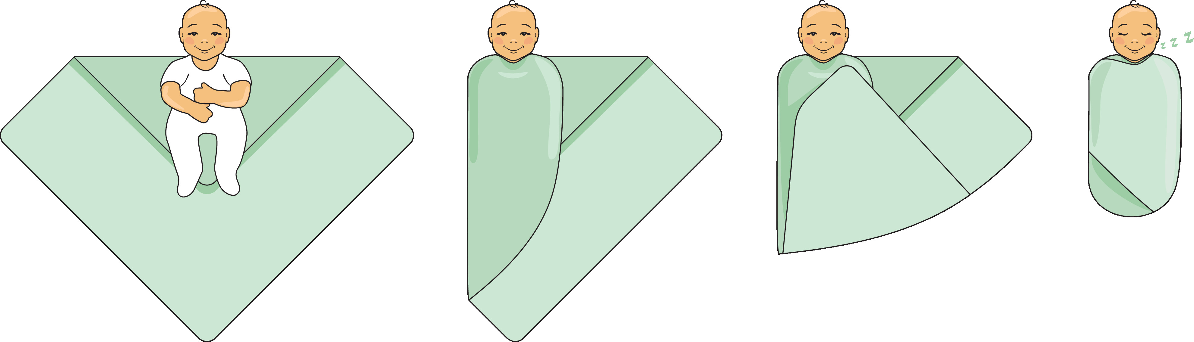Как правильно запеленать новорожденного в пеленку фото пошагово без головы